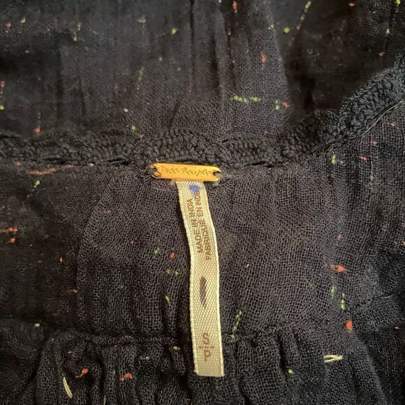 NWT Free People like a breeze pullover top tie waist size S - Picture 9 of 11